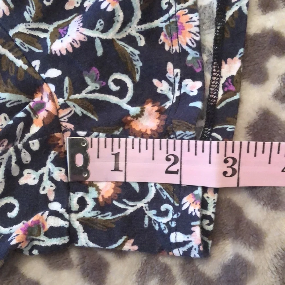 Aeropostale Floral Romper in Blue Size Small Juniors